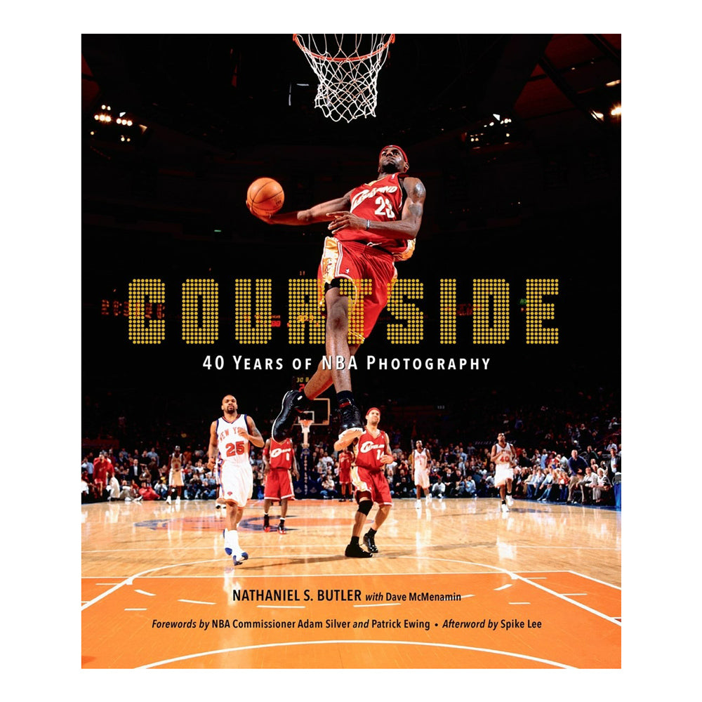 Front cover of Courtside: 40 Years Of NBA Photography.