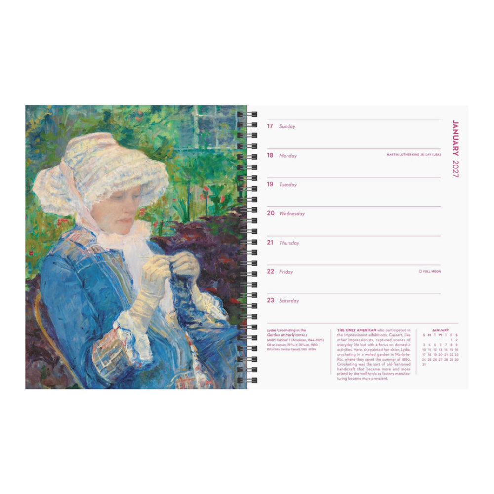 Front cover of the 2027  Gardens of Impressionism Engagement Calendar.