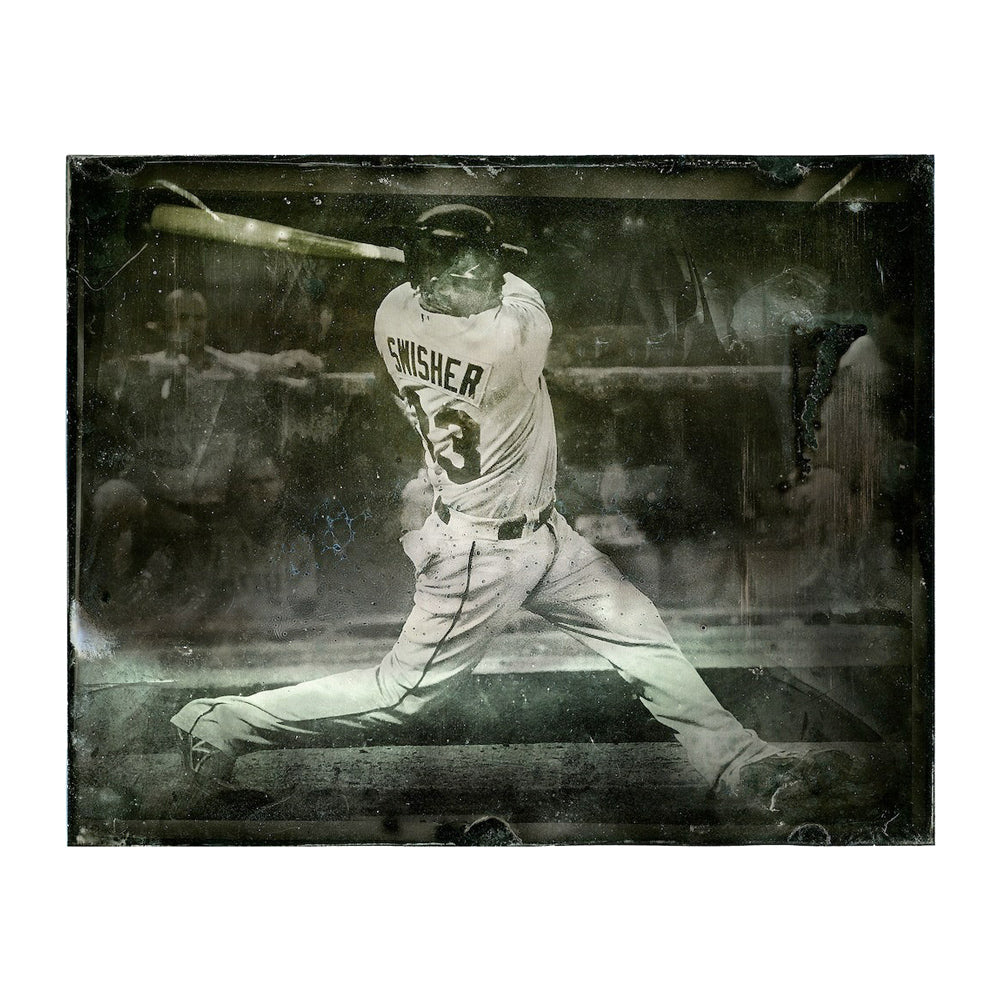 Interior page; image of baseball player.