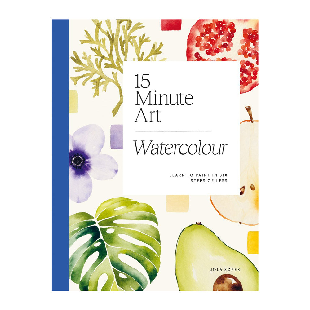 Front cover of &quot;15-minute Art Watercoulour.&quot;