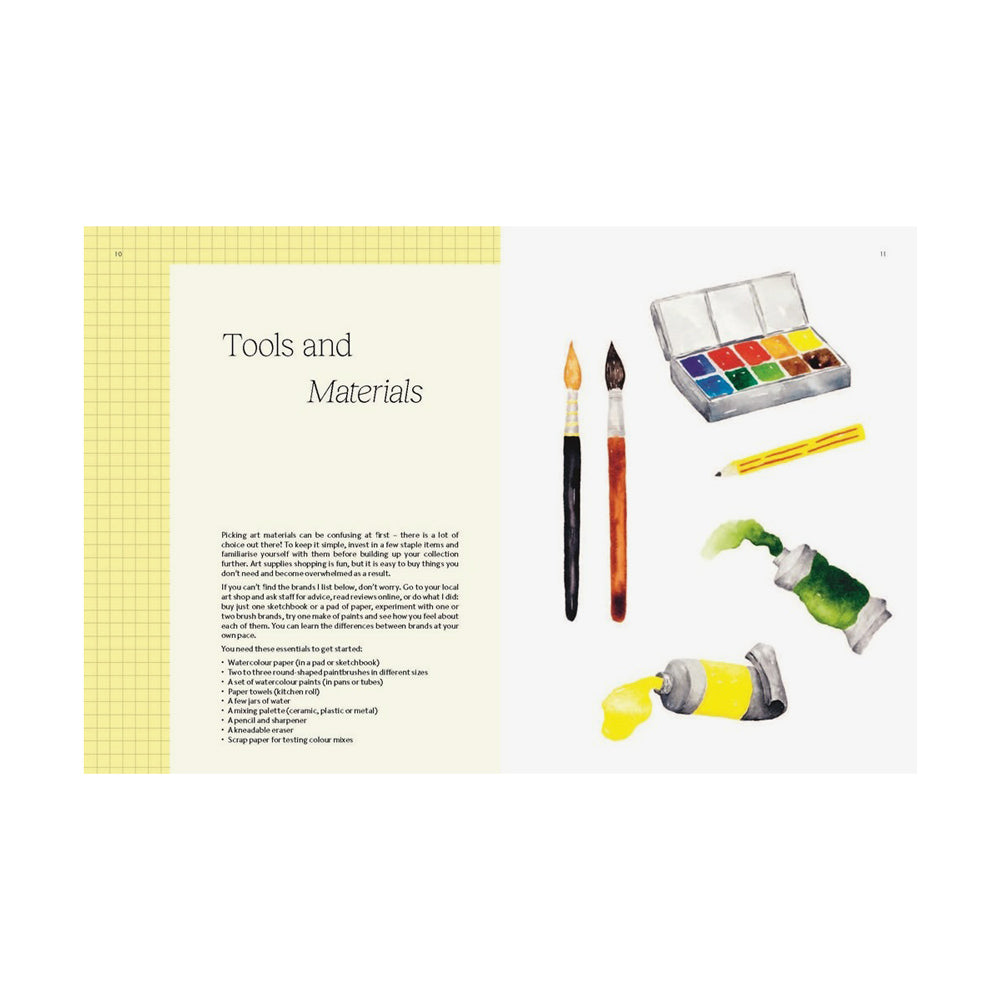 Front cover of "15-minute Art Watercoulour."