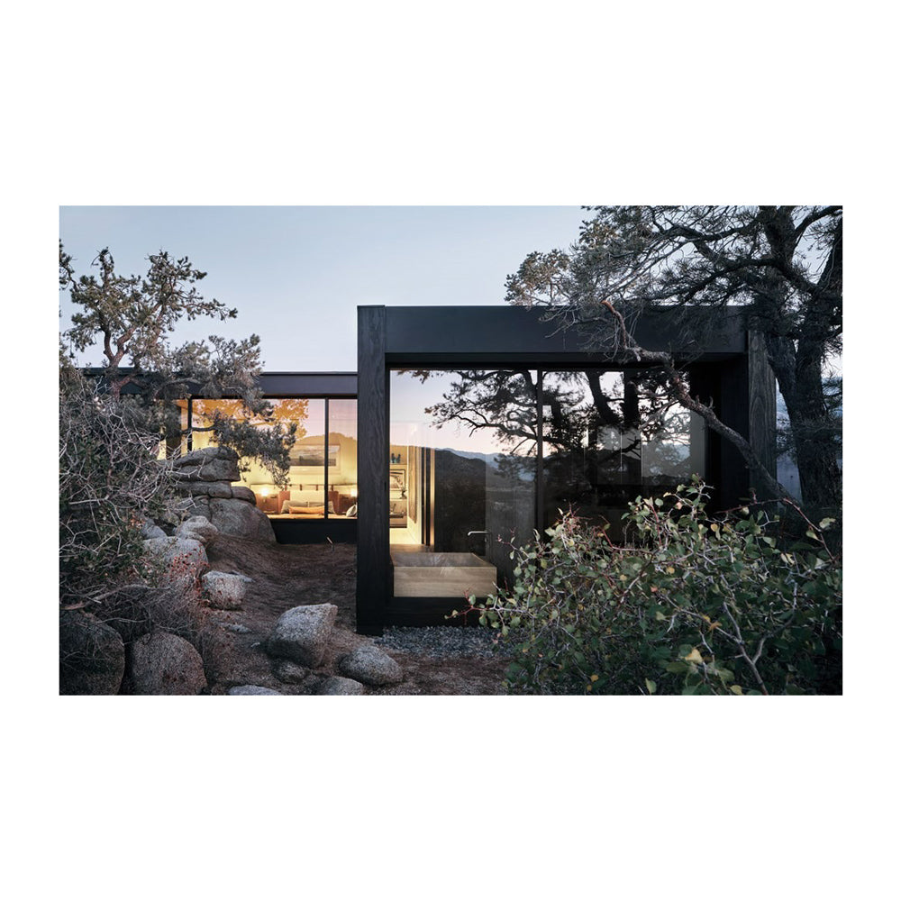 Interior spread; Image of home in desert.