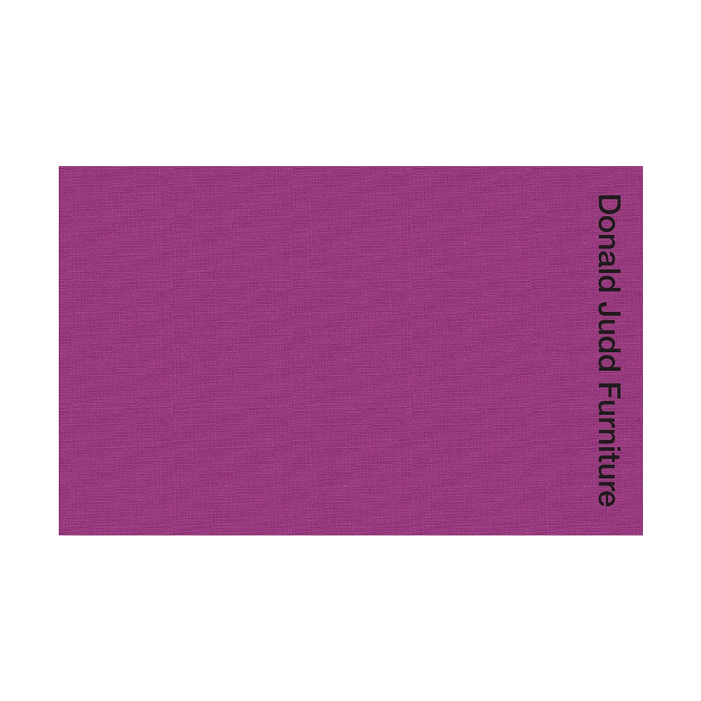 Front cover Donald Judd Furniture.