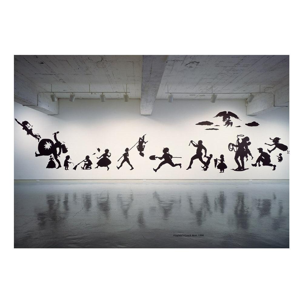 Photograph of Kara Walker&#39;s mural.