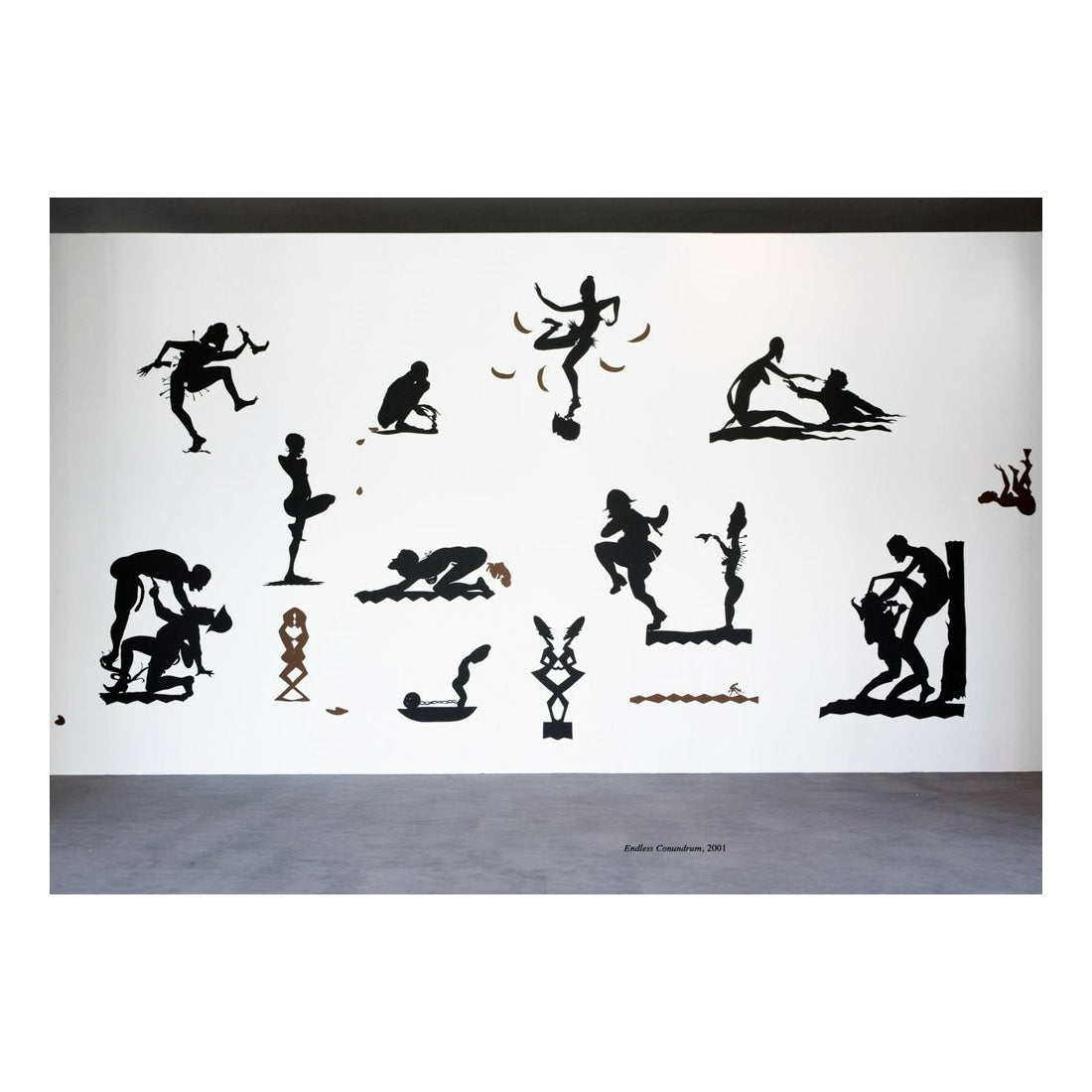 Photograph of Kara Walker&#39;s mural.