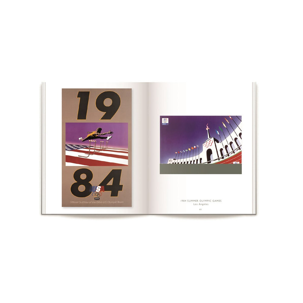 Interior pages featuring illustrations of  Olympic-themed graphics and text.