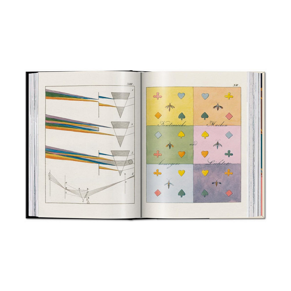 Interior pages displaying colorful geometric and abstract designs.