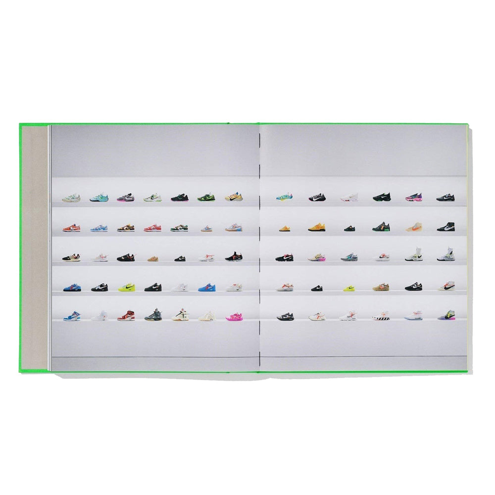 Interior page; photograph of Nike shoes.