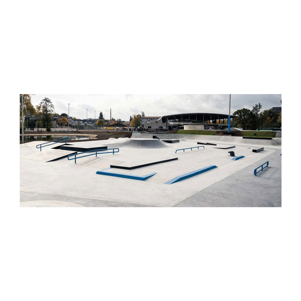 Interior spread; image of skatepark.