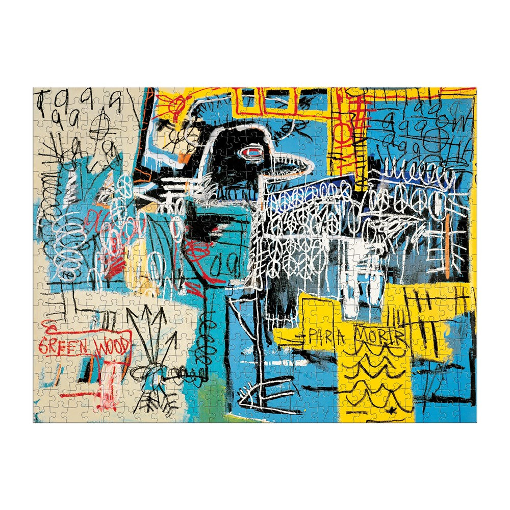 Basquiat Bird On Money 500-Piece Book Puzzle completed example