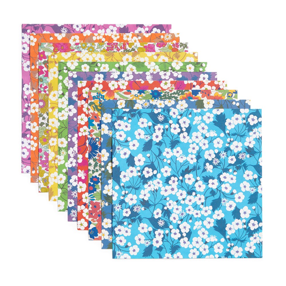 20pcs Japanese Origami Paper Flower Floral Scrapbook Paper