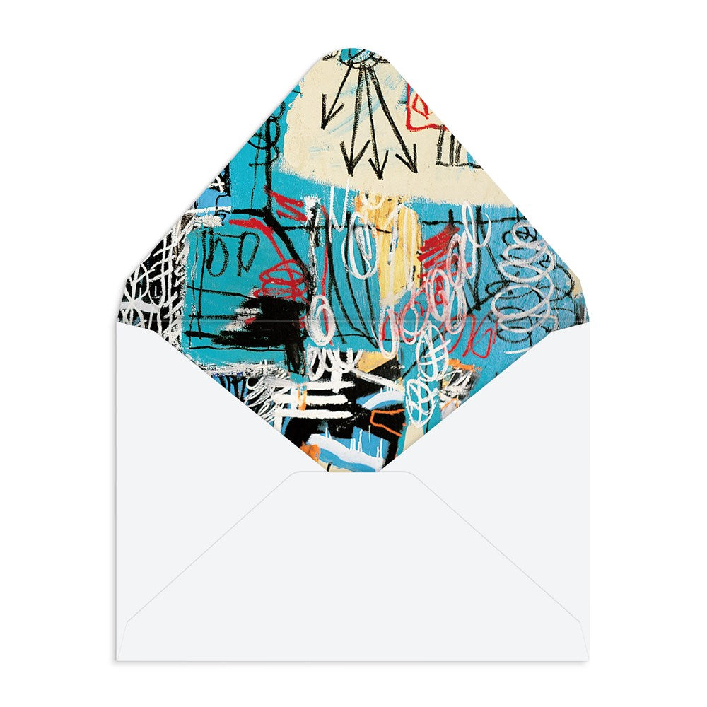 Basquiat Greeting Card Envelope Example 1 
