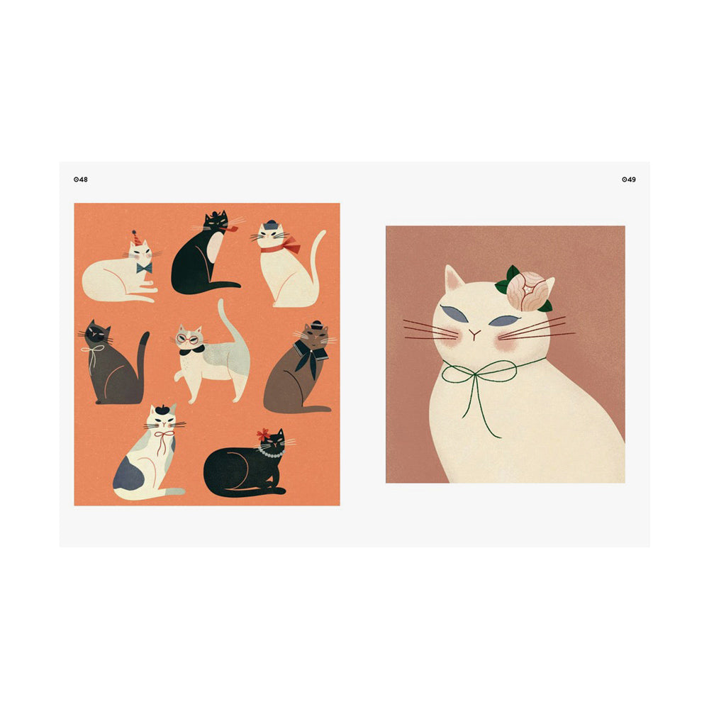 Felinity: An Anthology of Illustrated Cats From Around the World spread 3