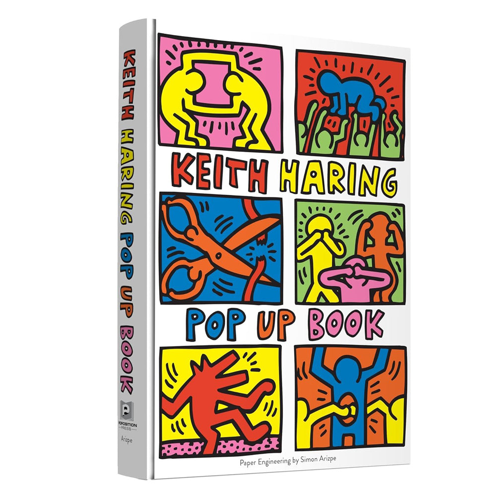 Front cover of Keith Haring Pop Up Book.
