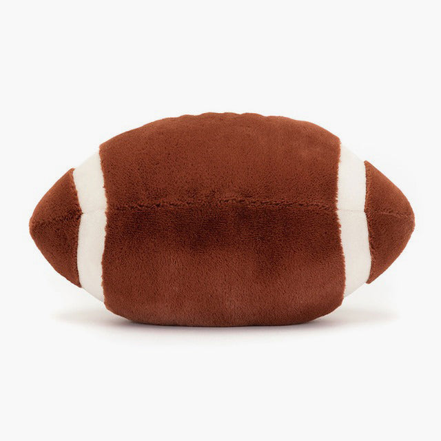 Back view of Football plush toy.