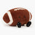 Front view of Football plush toy.