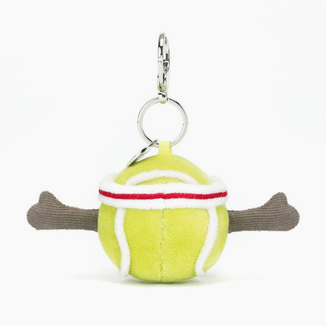 Back view of Tennis bag charm.