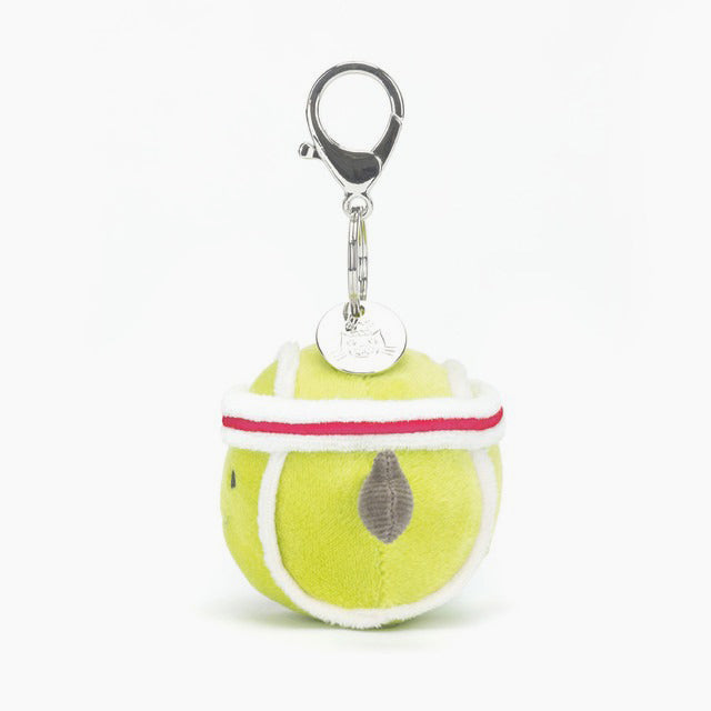 Side view of Tennis bag charm.