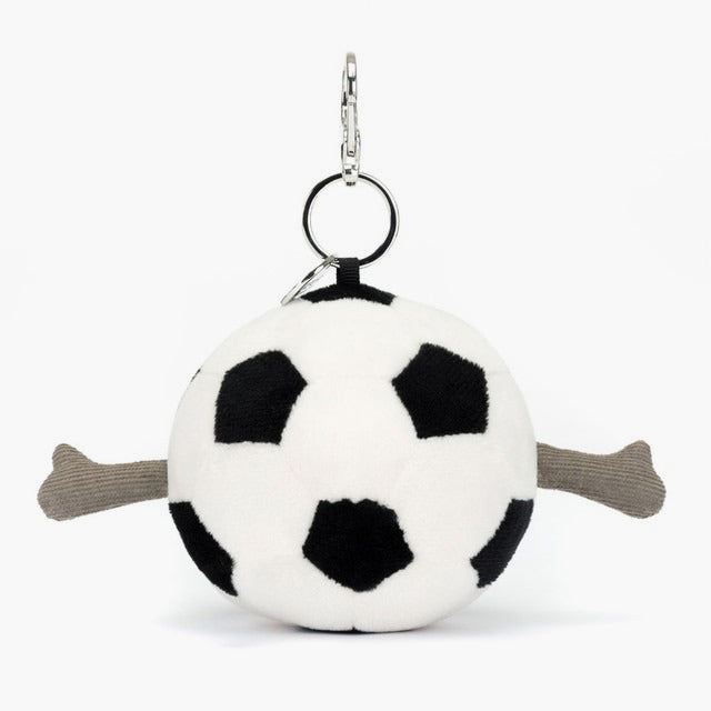 Back view of Soccer Bag Charm.