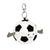 Front view of Soccer Bag Charm.