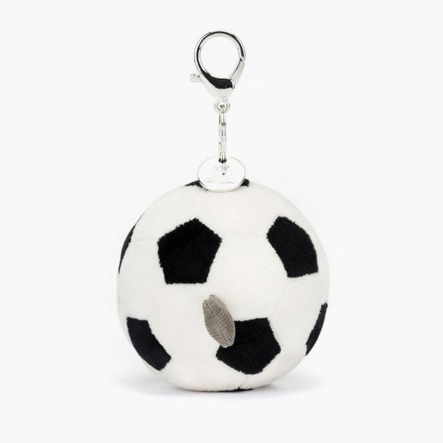 Side view of Soccer Bag Charm.