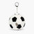 Front view of Soccer Bag Charm.