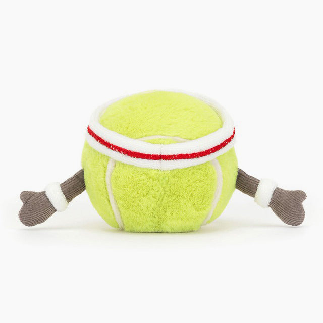 Back view of Tennis Ball plush.