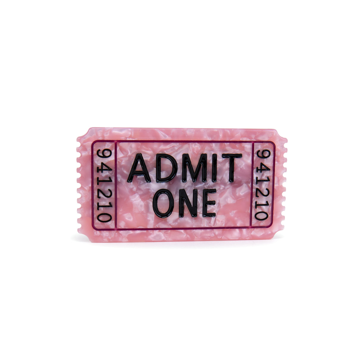 Admit One Ticket Hair Clip