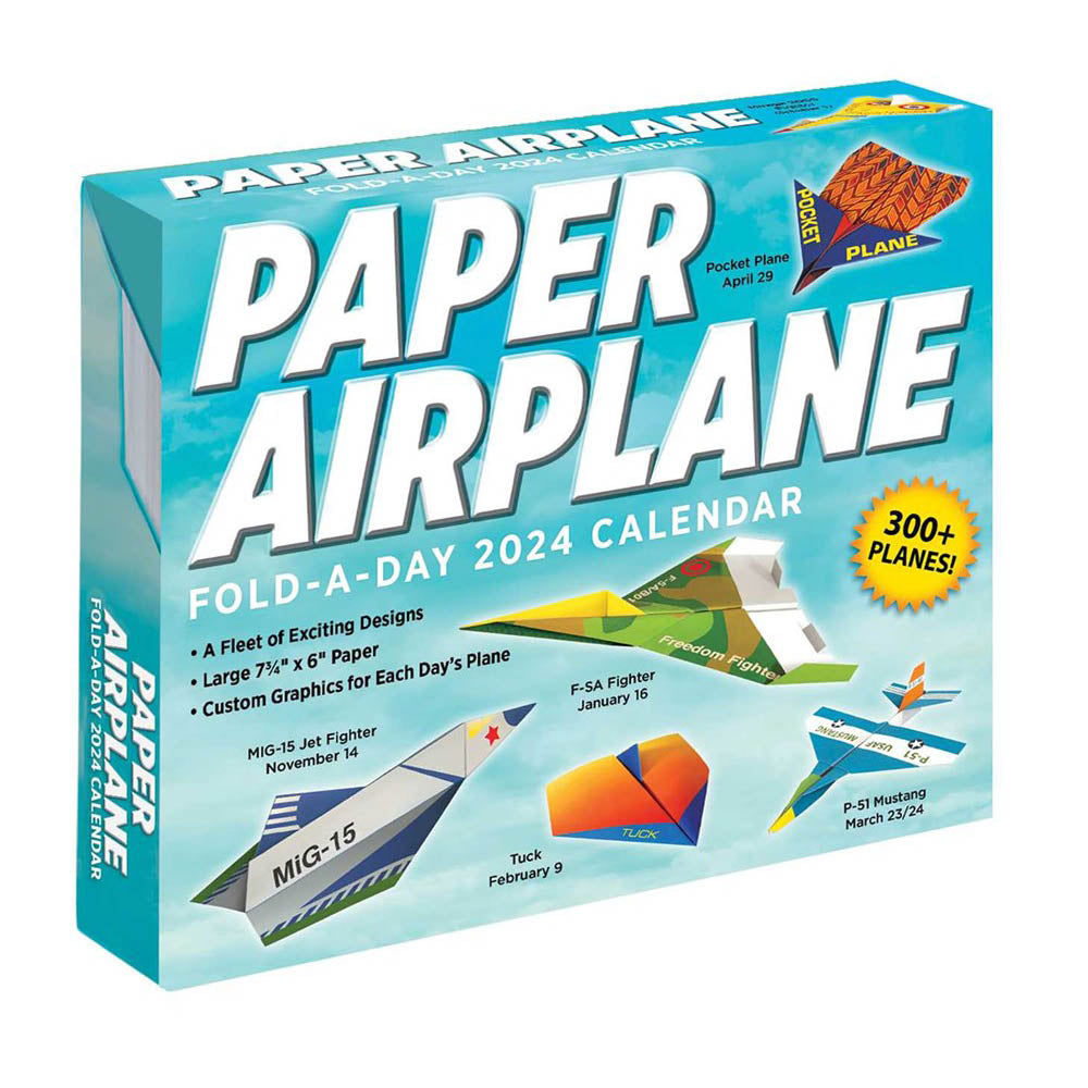 2024 Paper Airplane Fold-a-Day