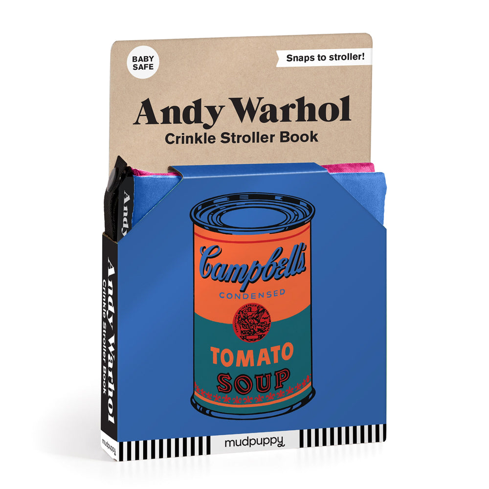 Andy Warhol Crinkle Fabric Stroller Book