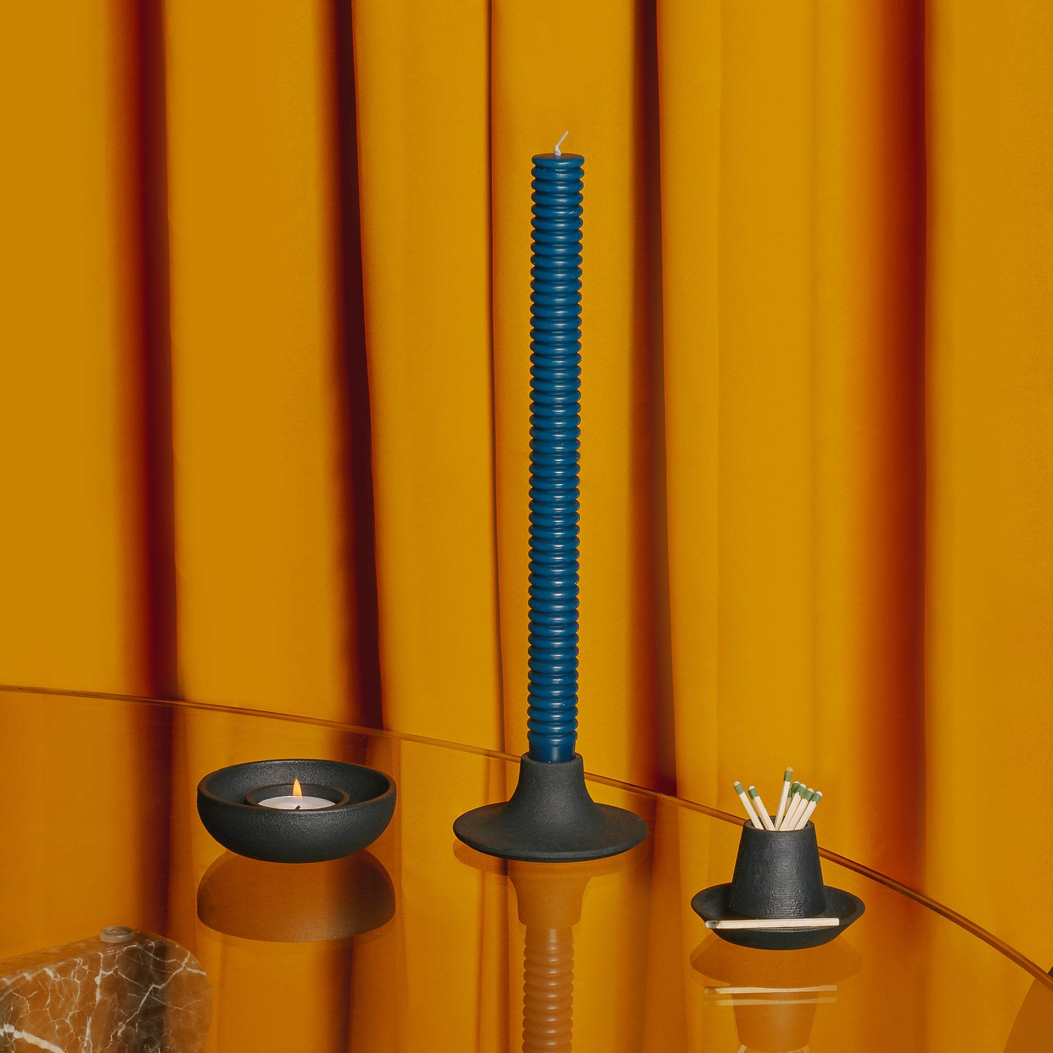 Cast Iron Candle + Incense Holder - SFMOMA Museum Store
