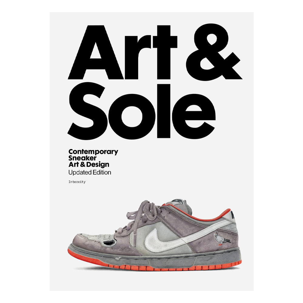 Book cover of 'Art & Sole' with a sneaker design on a white background