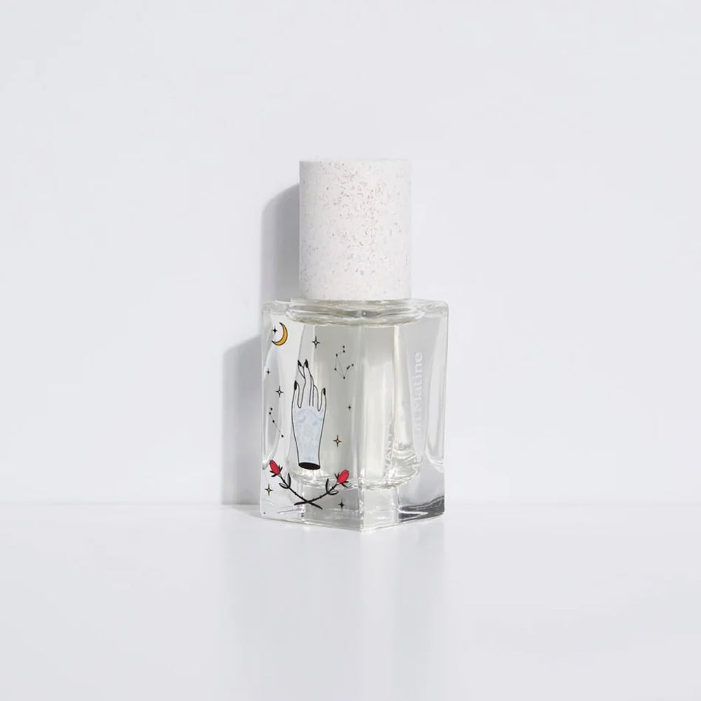 Maison Matine Avant L'Age Eau De Toilette 15ml bottle in its original brown kraft paper packaging box, set against a plain white background.