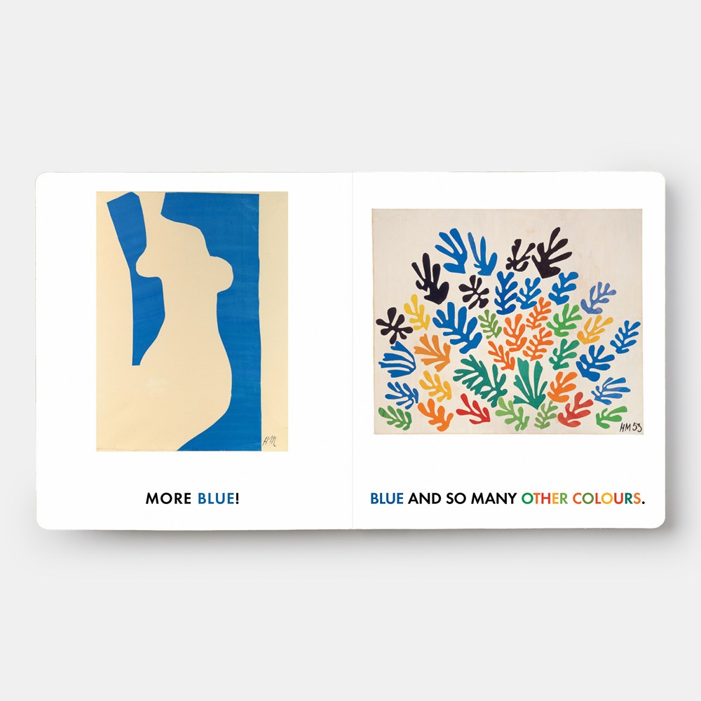 'Blue & Other Colors with Henri Matisse' book cover.