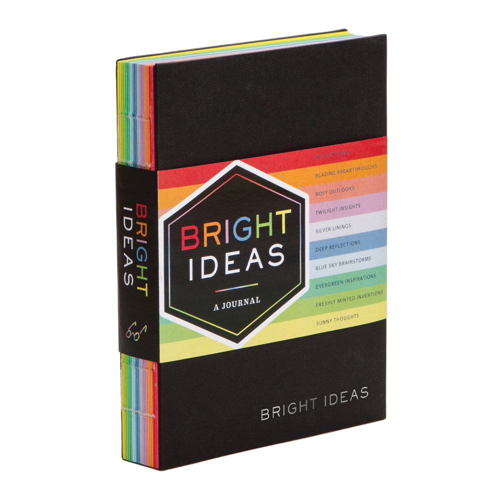 Three-quarter view of Bright Ideas Journal.