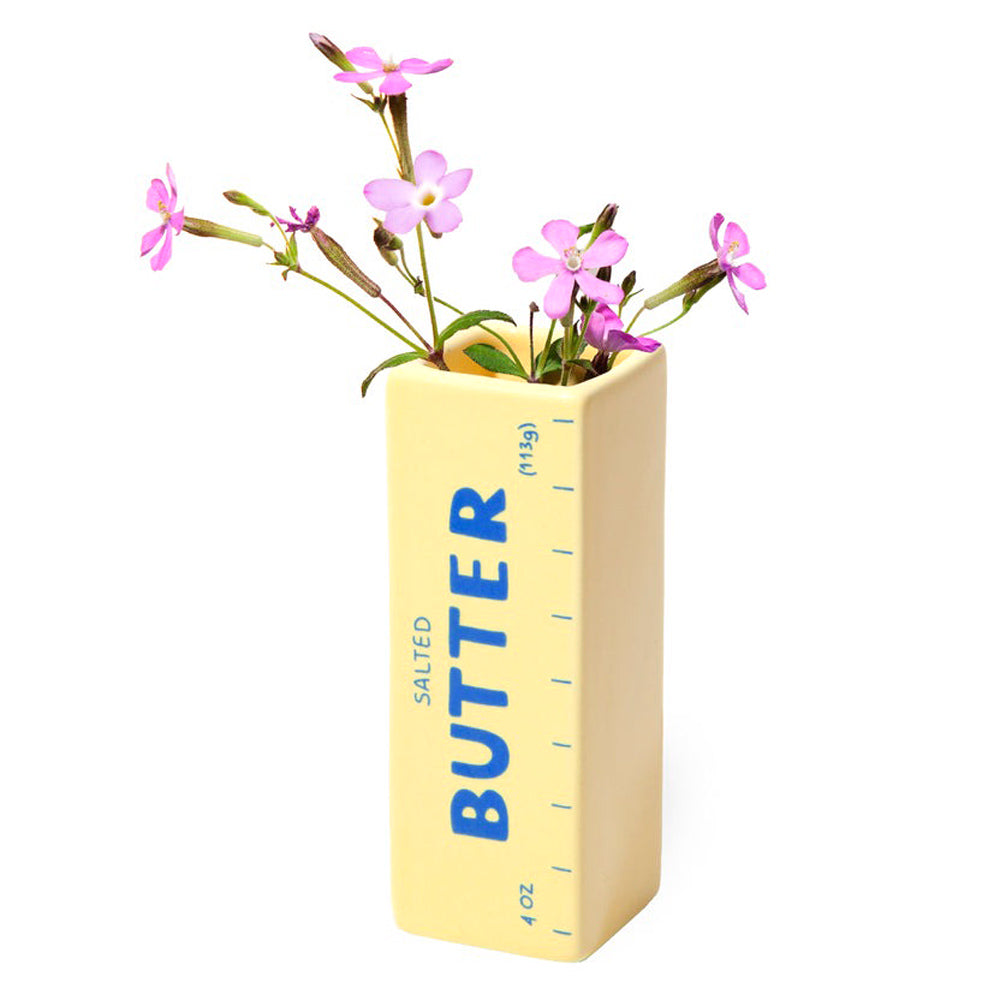 Butter Vase with flowers