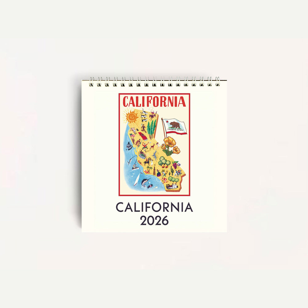 Image of 2026 California Desk Calendar.