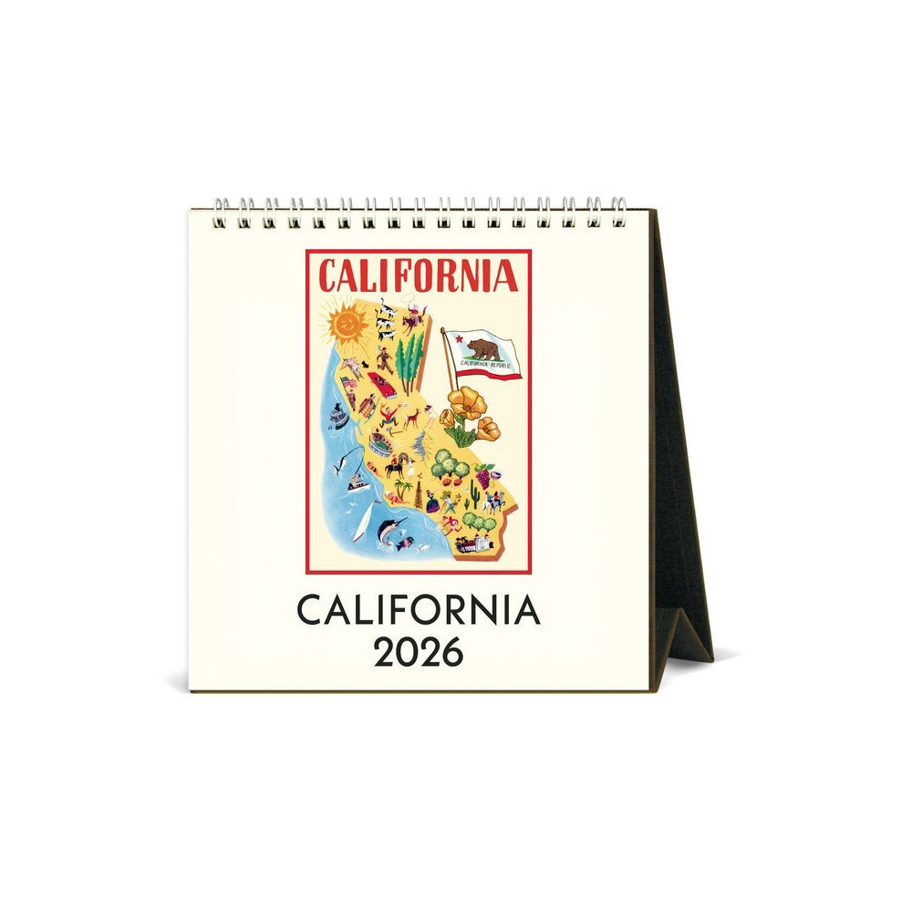 Image of 2026 California Desk Calendar.