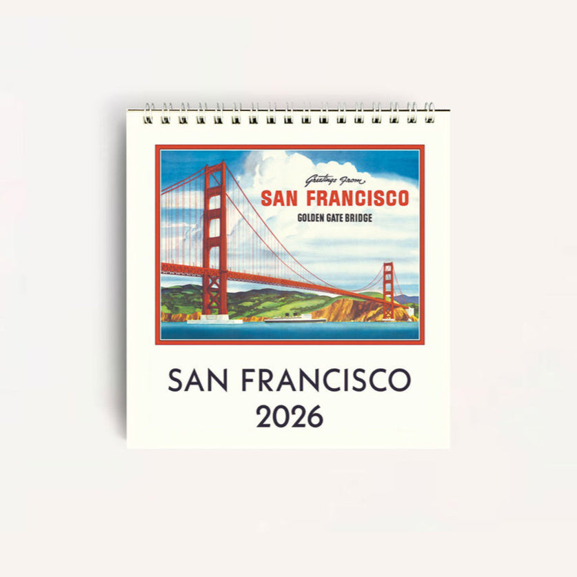 Image of 2026 San Francisco Desk Calendar. 