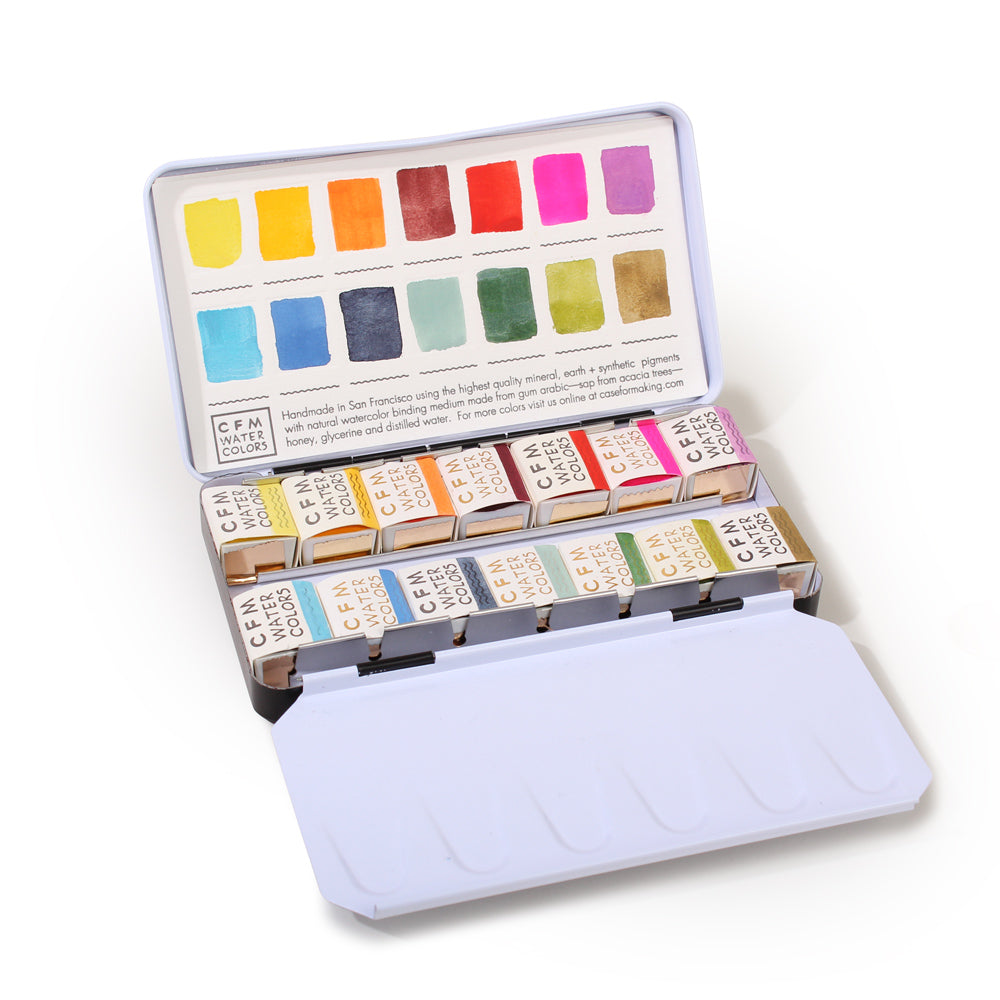 CFM 14 Paint Custom Watercolor Palette open