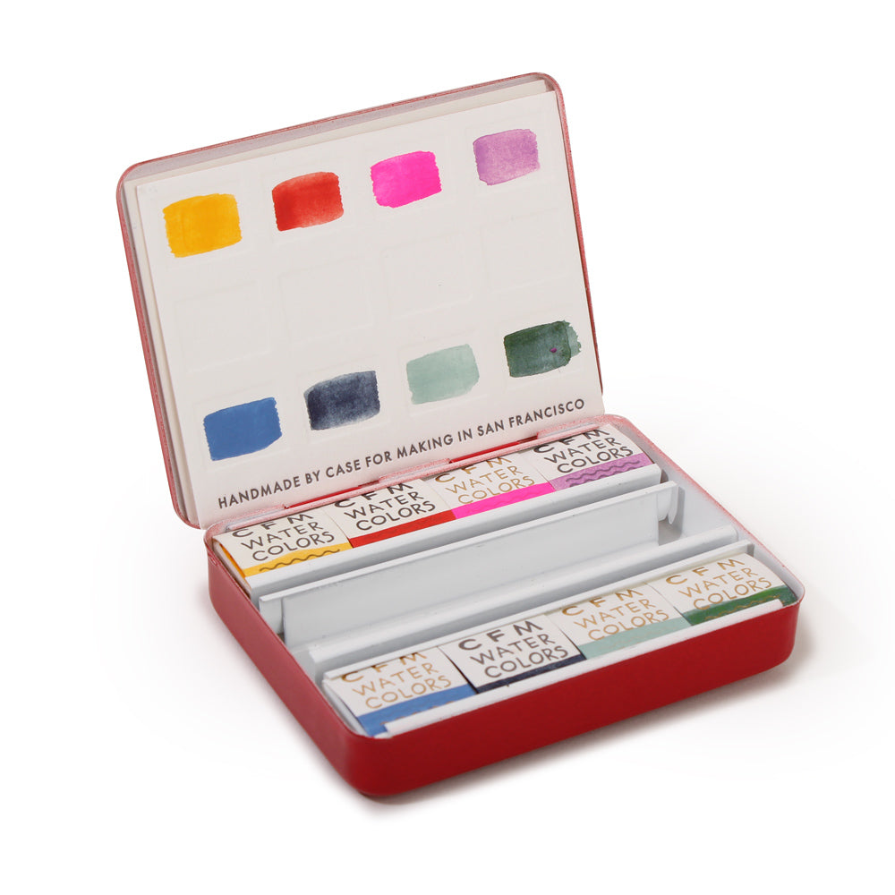CFM 8 Paint Custom Watercolor Palette open