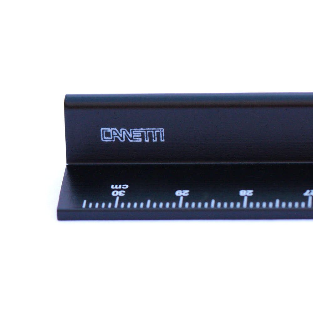 Canetti 12 in. Black Ruler