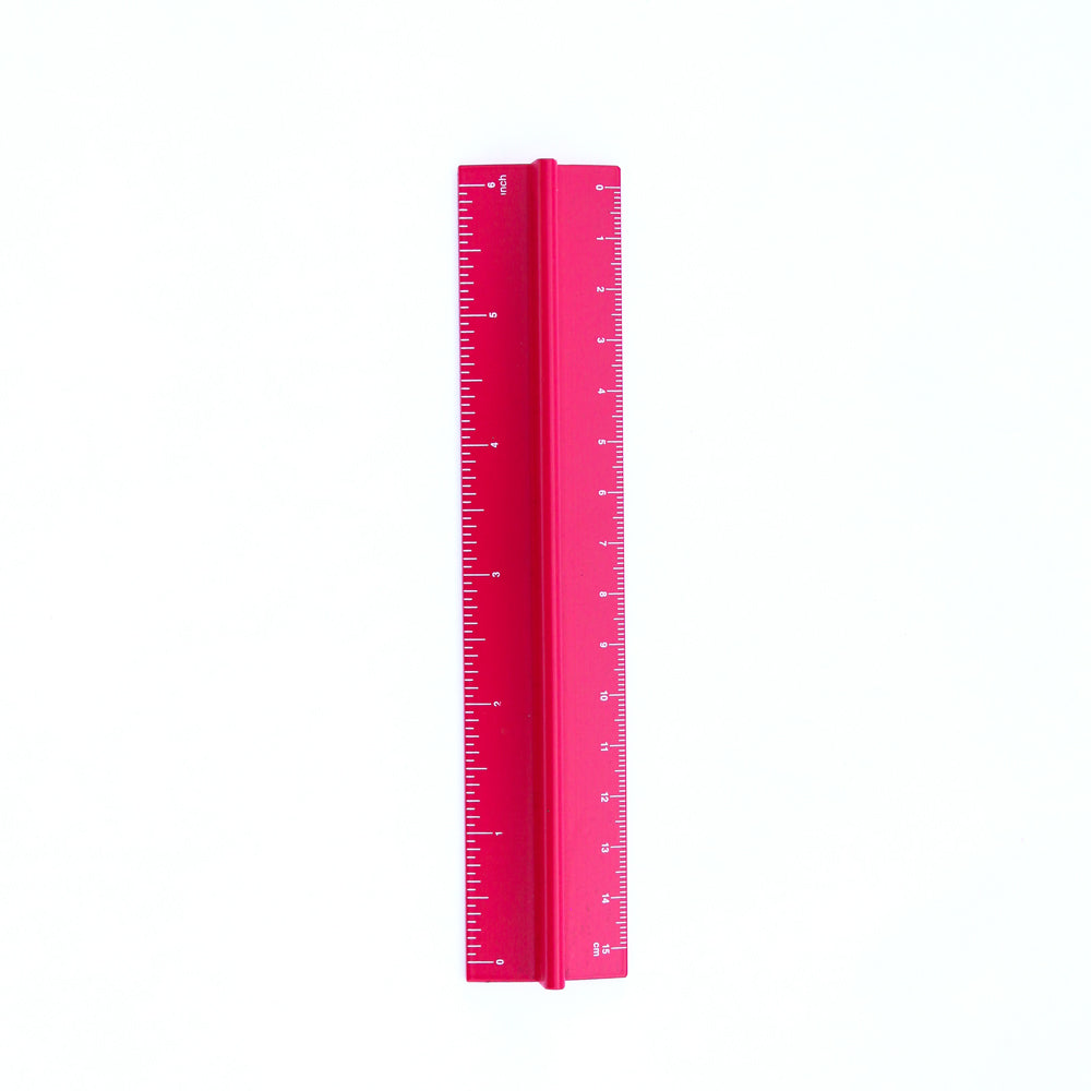 Canetti 6 in. Red Ruler
