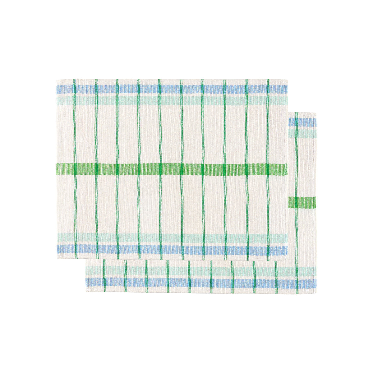 Casa Edel x SFMOMA Blue + Green Placemats
