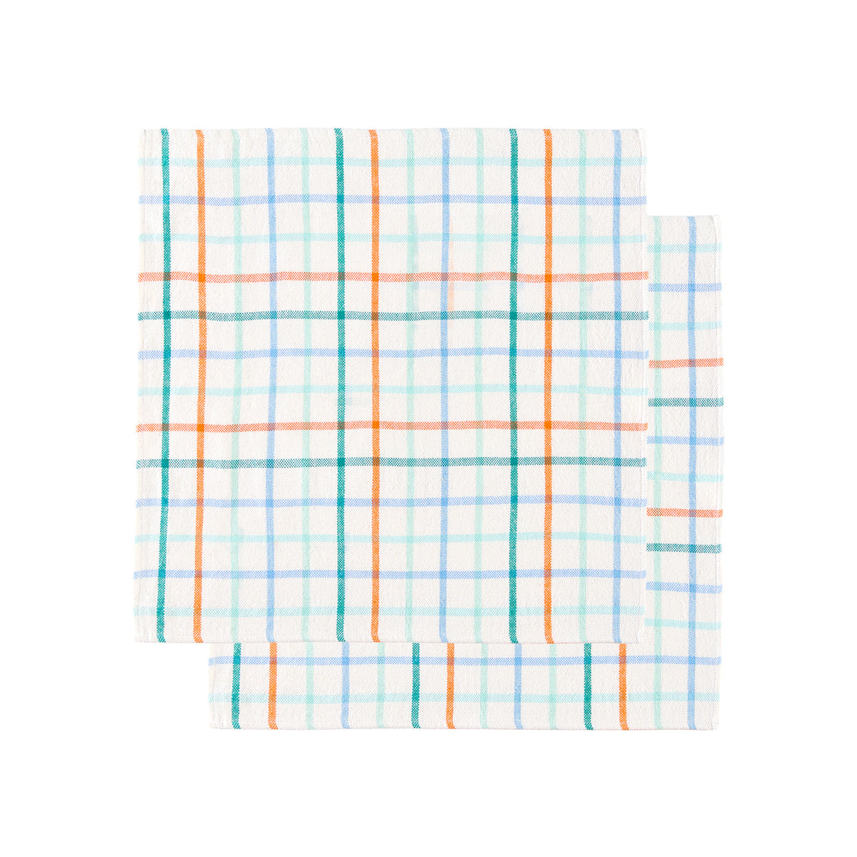 Casa Edel x SFMOMA Orange + Blue Napkins