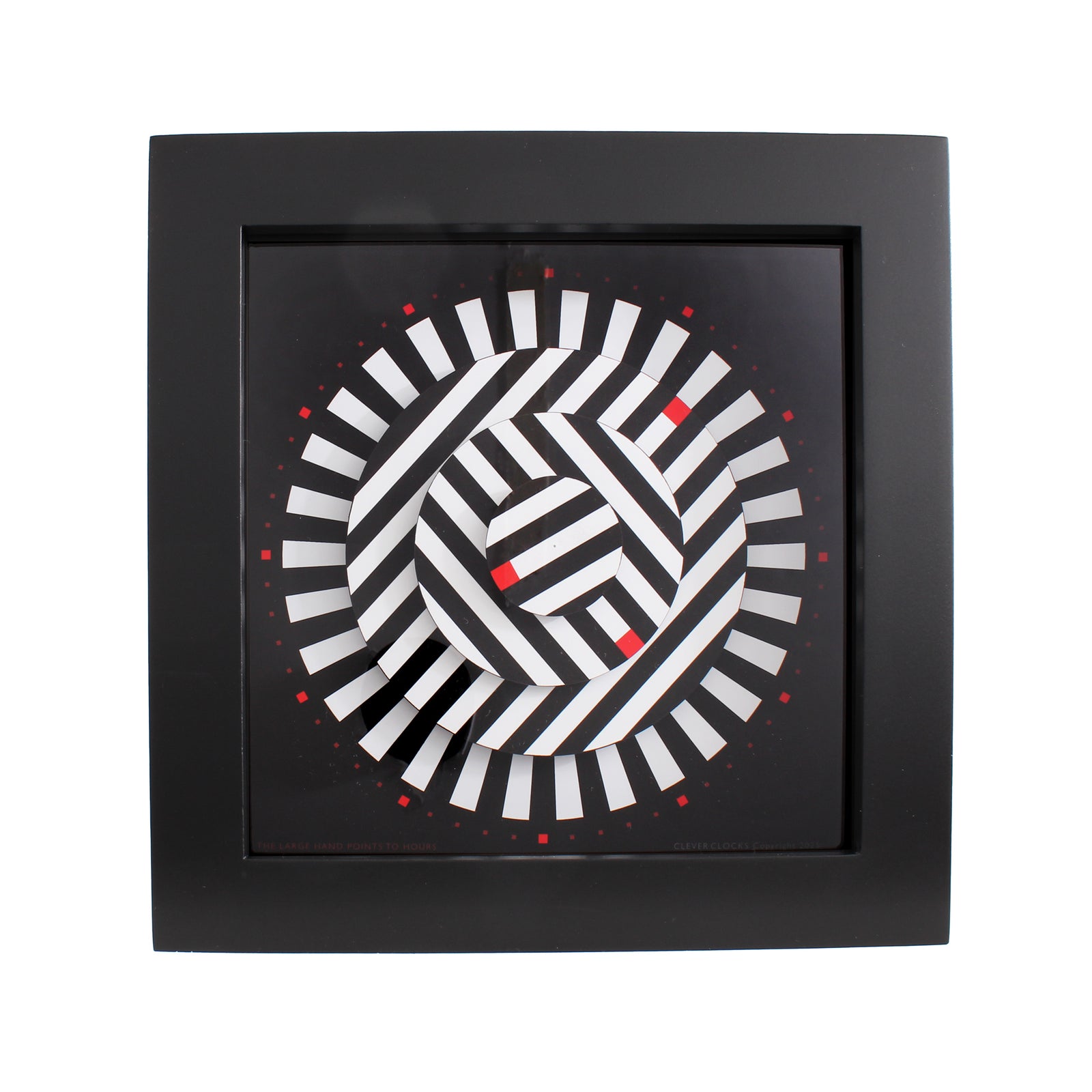 SFMOMA Turret Logo Clever Clock: Medium front view