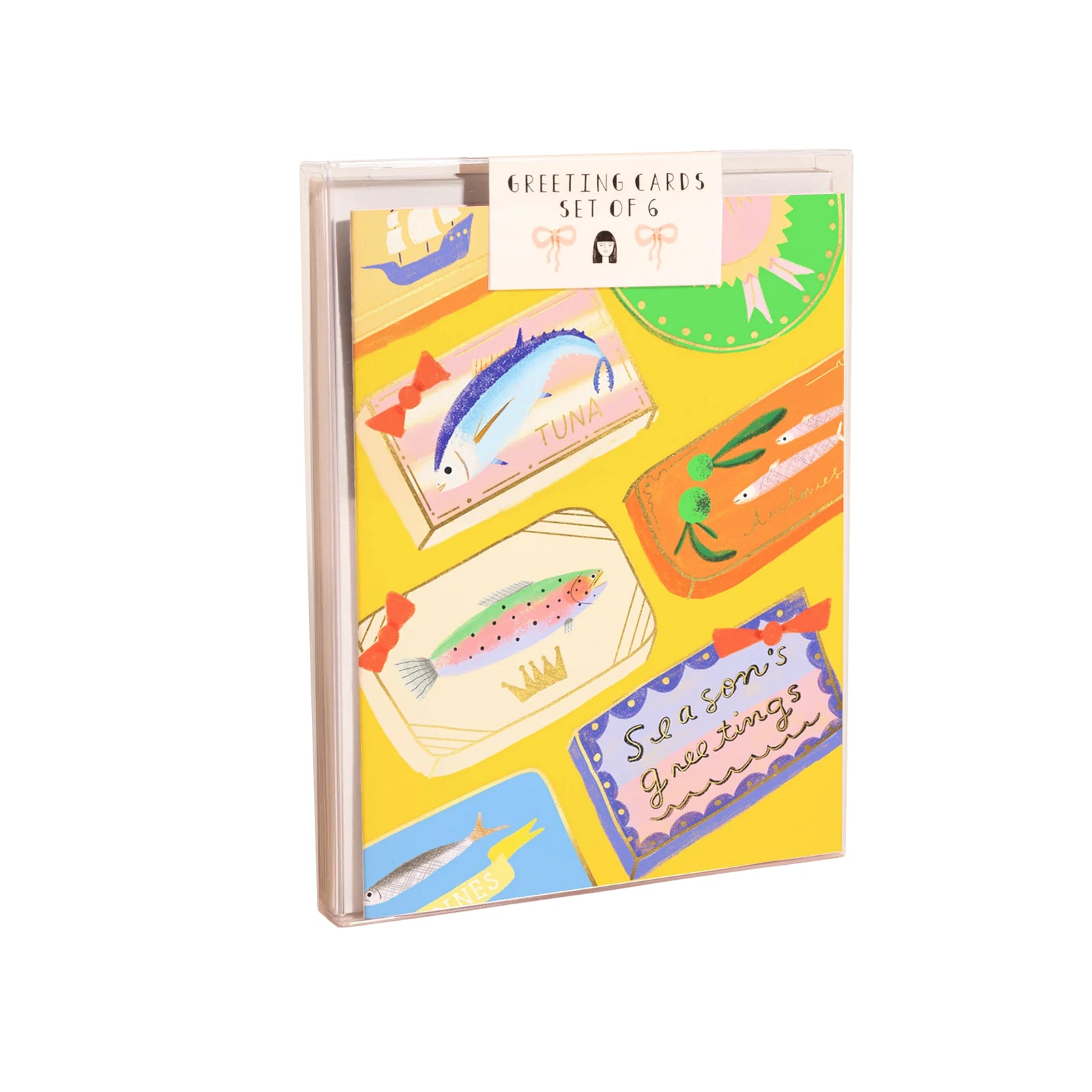 Delicious Greetings Holiday Cards Box Set of 6