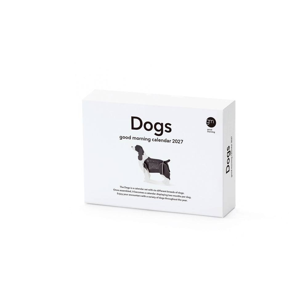 Packaging for 2027 Dog Calendar.