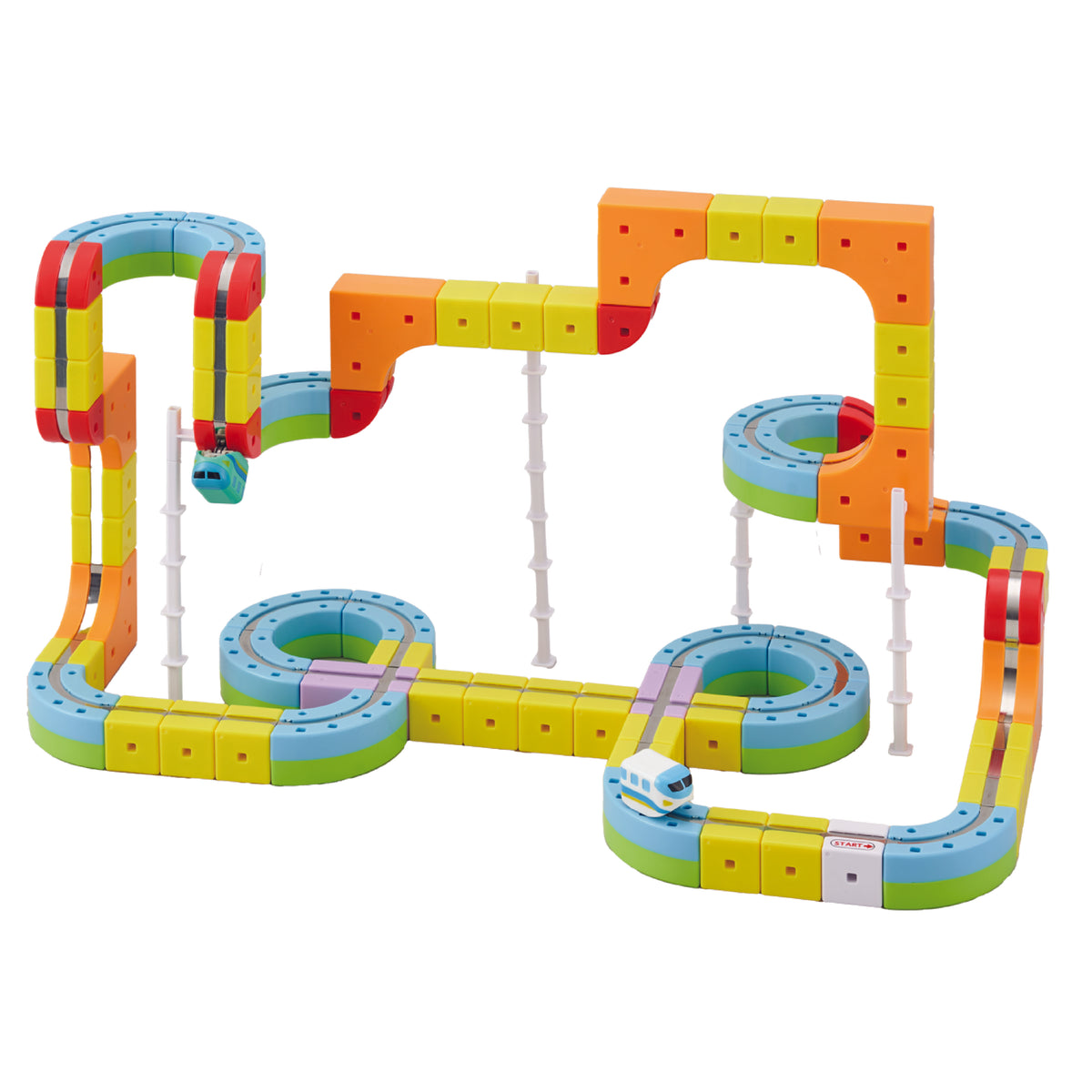 Rail Cube Deluxe Block Set