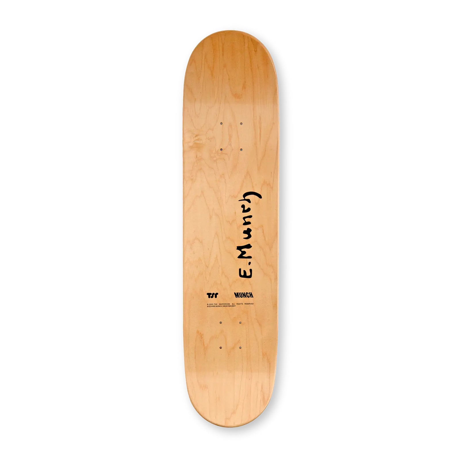 Edvard Munch The Scream Skateboard - SFMOMA Museum Store